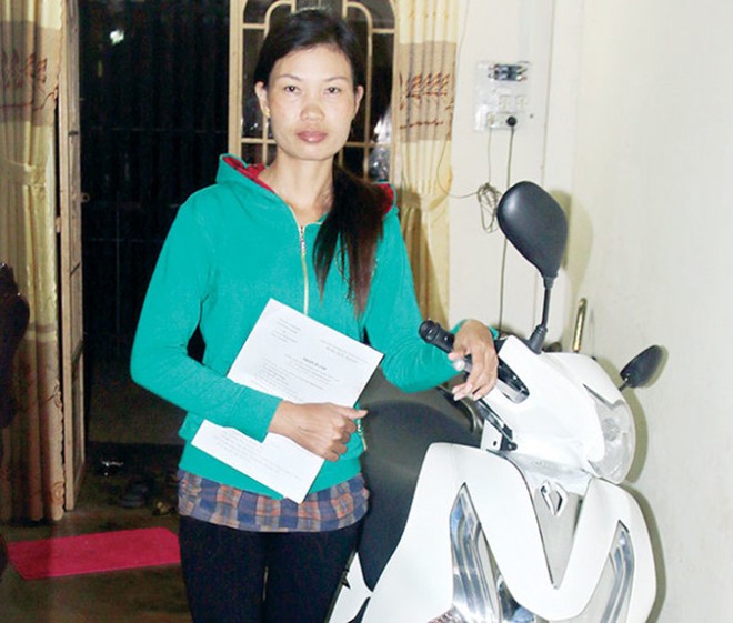 Nạn nhân Vũ Thị Hương. 